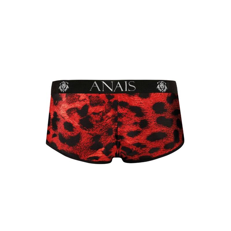 Chiloti Barbati, Anais Men - Savage, Microfibra Rosie cu Imprimeu Animalier, S