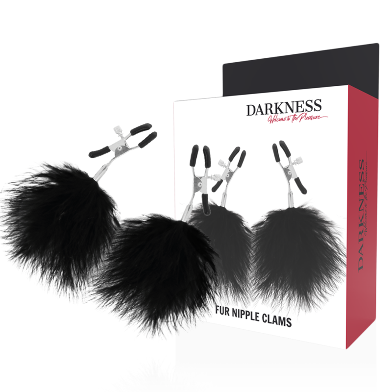 Cleme pentru Sfarcuri, Darkness - Pom-Pom, Complet Ajustabile, 2 CM