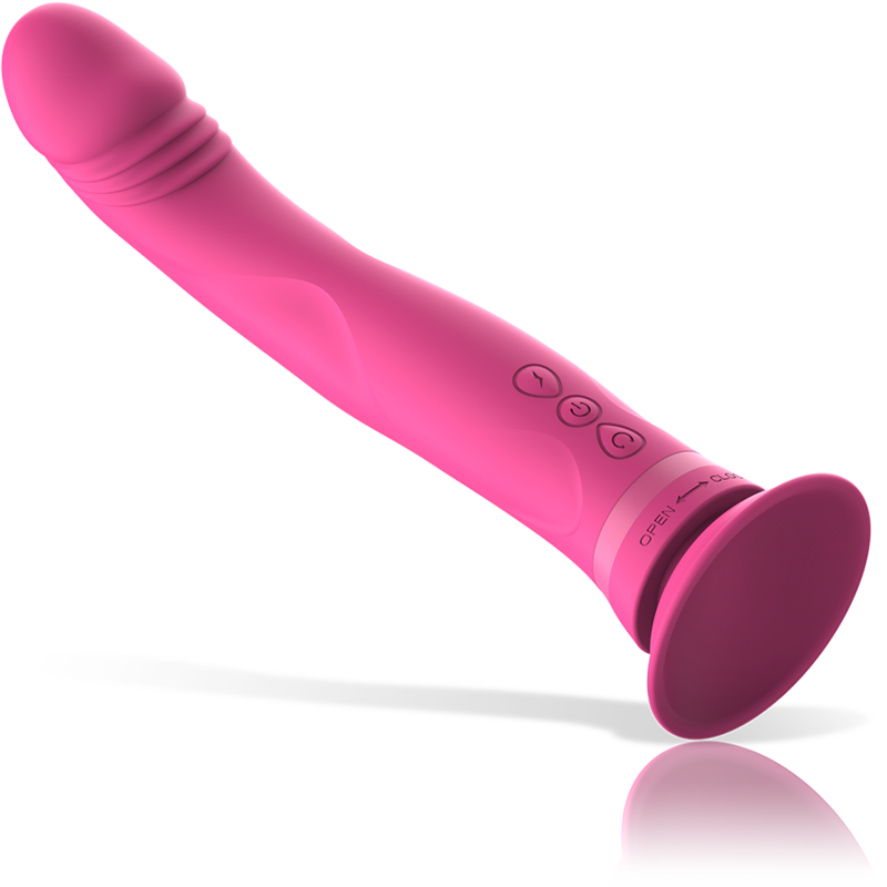 Vibrator Dildo, Intense - Michelangelo, Densitate Dubla, Roz