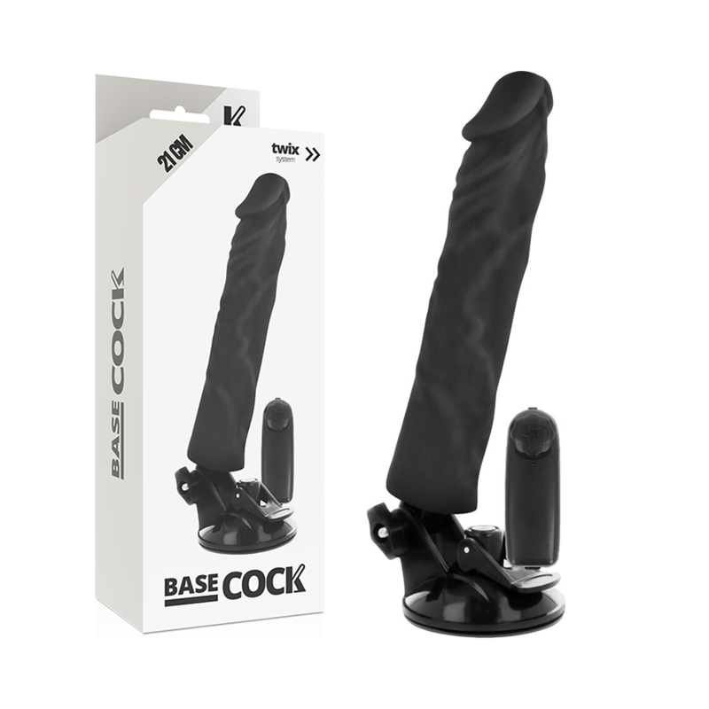 Vibrator Realistic, Basecock, cu Telecomanda cu Fir, Nud 21 x 4 CM