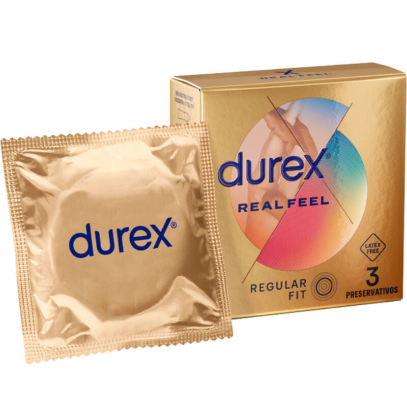 Prezervative, Durex - Real Feel, fara Latex, 3 Unitati