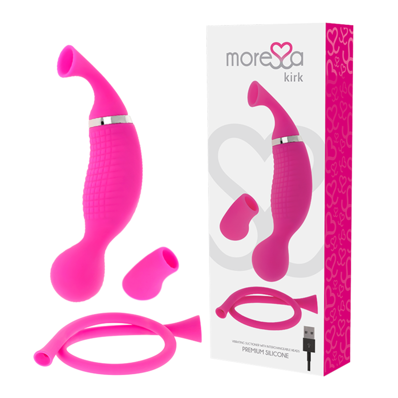 Vibrator, Moressa - Kirk, 2 Motoare si Suctiune, 140 x 40 mm