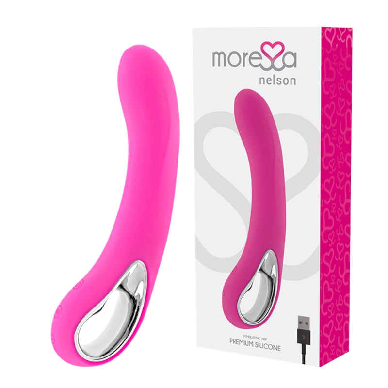 Vibrator, Moressa - Nelson, Reincarcabil USB, 200 x 35 mm