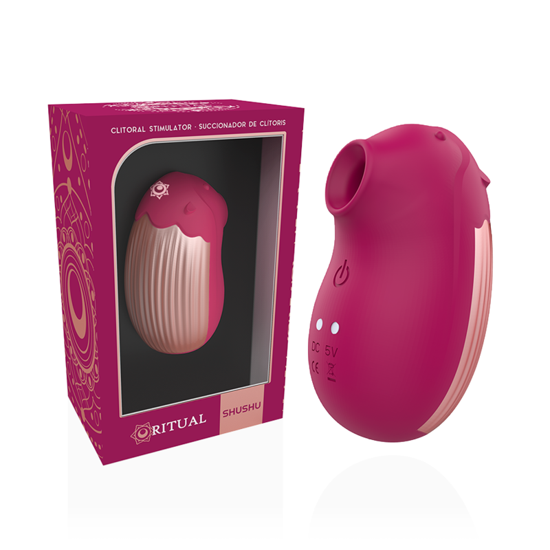 Stimulator Clitoris, Rithual - Shushu 2.0, Suctiune fara Contact si Vibratii, Aqua