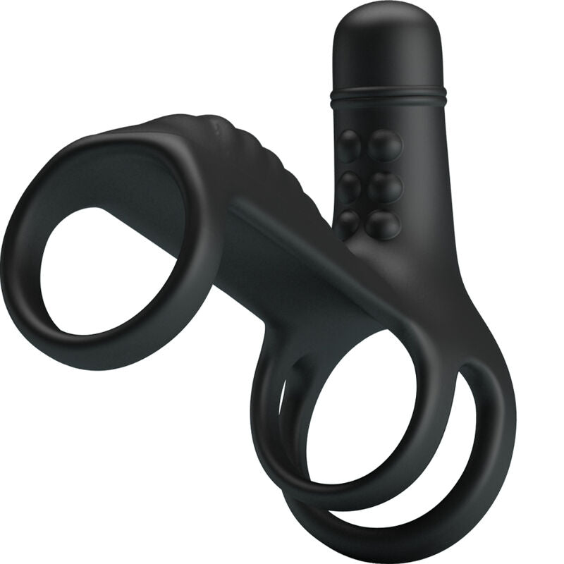 Manson Penis, Pretty Love - 0801S, Vibratii 10 Moduri, Negru