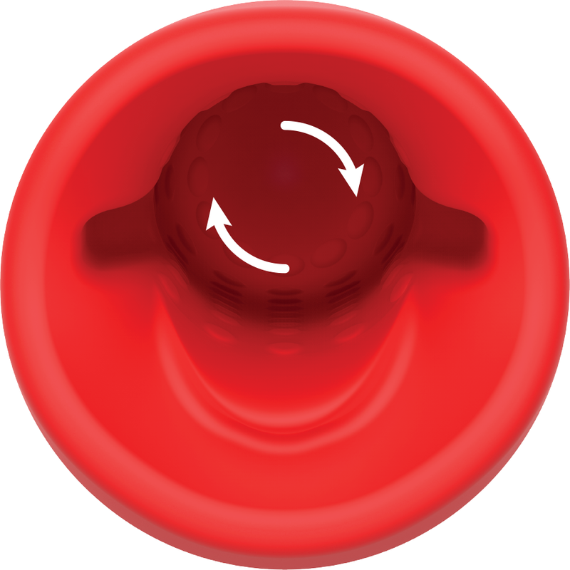 Masturbator, Jamyjob - Spin-X, Incalzire si Rotatie, Negru/Rosu