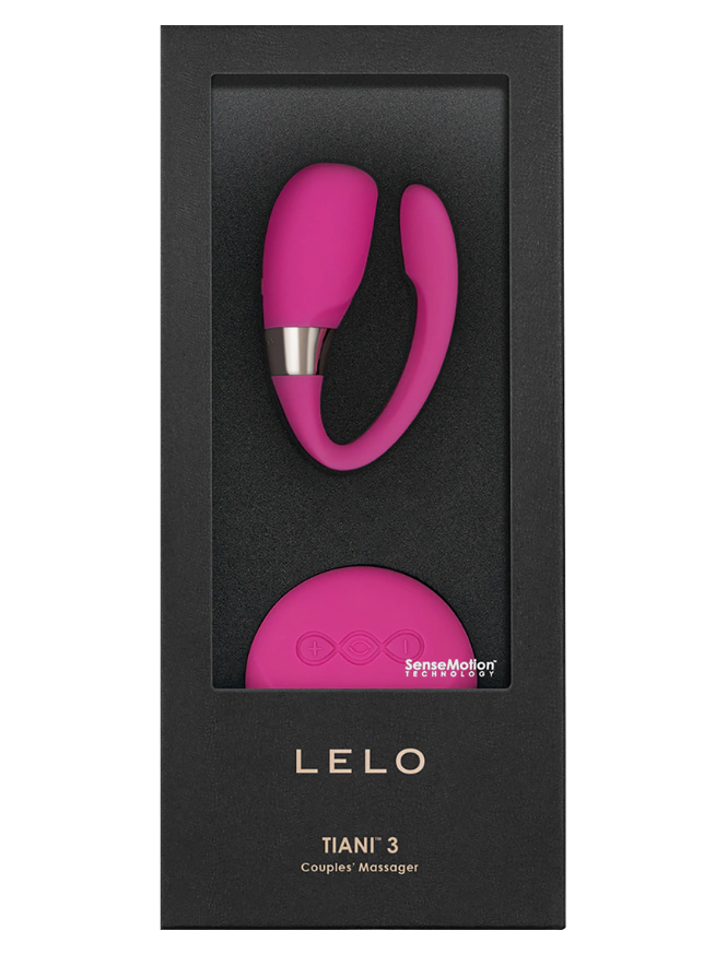 Vibrator pentru Cupluri, Lelo - Insignia Tiani 3, cu Telecomanda SenseMotion, Roz