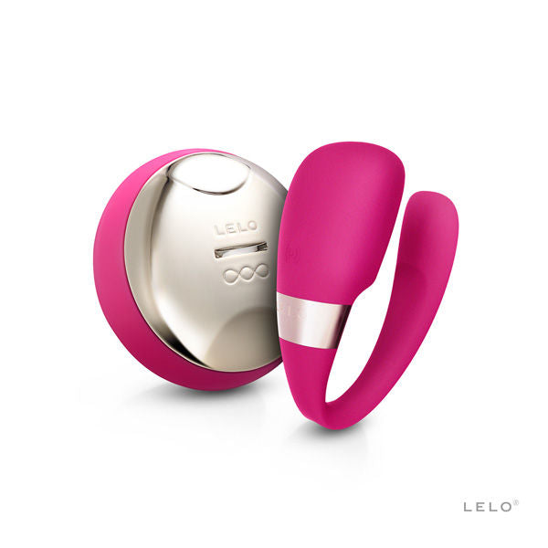 Vibrator pentru Cupluri, Lelo - Insignia Tiani 3, cu Telecomanda SenseMotion, Roz
