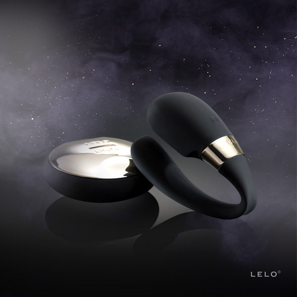 Vibrator pentru Cupluri, Lelo - Insignia Tiani 3, Control de la Distanta SenseMotion, Negru