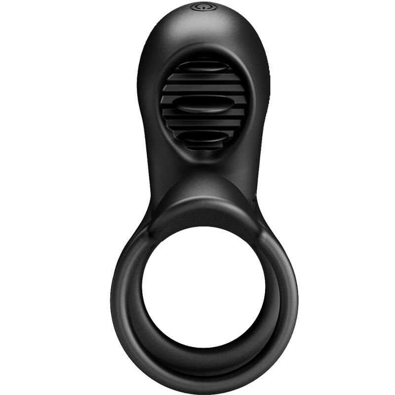Manson Penis, Pretty Love - Jammy, 12 Vibratii cu Limba din Silicon, Negru