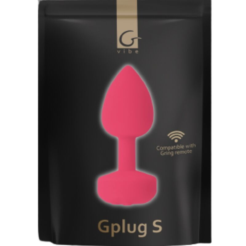 Vibrator Anal, G-Vibe - Gplug Small, Reincarcabil, 3 CM Roz Neon