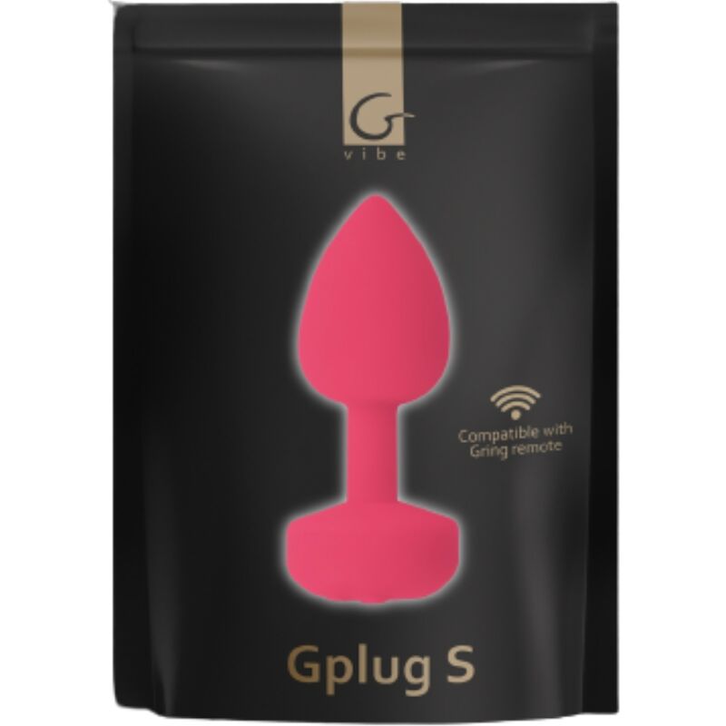 Plug Anal Vibrator, G-Vibe - Gplug Bioskin, Vibratii Puternice si Silentioase, 3,9 CM