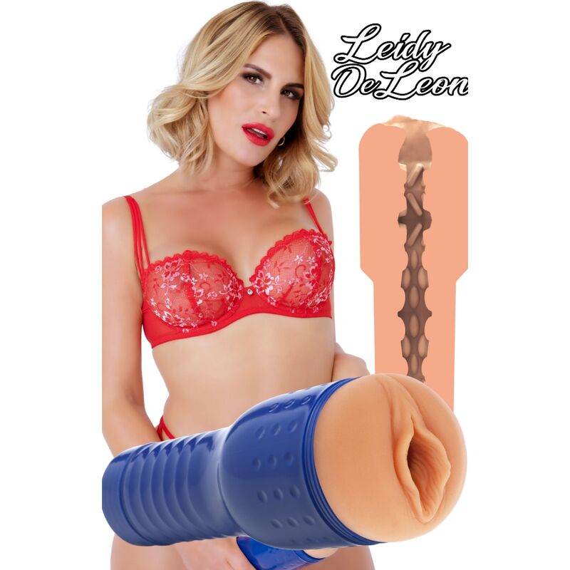 Masturbator, Private - Leidy de Leon Pornstar Pussy, Textura cu Nervuri, Nud