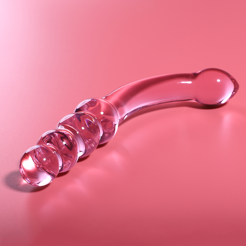 Dildo, Ibiza - Nebula Series Model 14, Sticla Borosilicata, 18.5 CM / Transparent / D - 3 CM