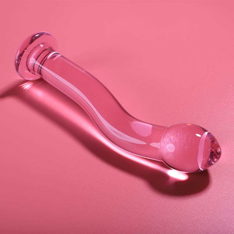 Dildo, Ibiza - Nebula Series Model 18, Sticla Borosilicata, Transparent 18.5 CM D - 3.5 CM