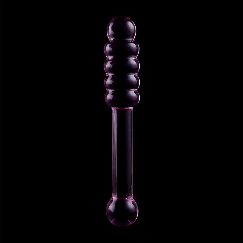 Dildo, Nebula Series By Ibiza - Model 20, Sticla Borosilicata, Transparent 20.5 CM x 3 CM