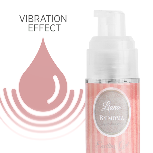 Gel Stimulator Lichid cu Vibratii, LIONA BY MOMA - Exciting, 15 ml