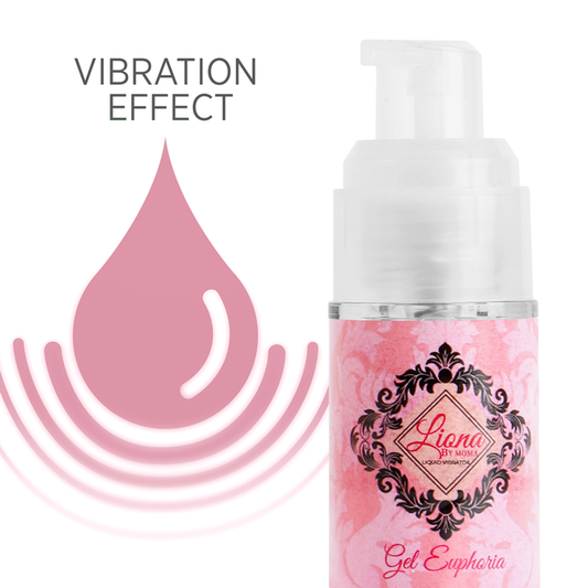 Gel Lichid cu Vibratii Euphoria, LIONA BY MOMA - Stimulare Intensa, 15 ml
