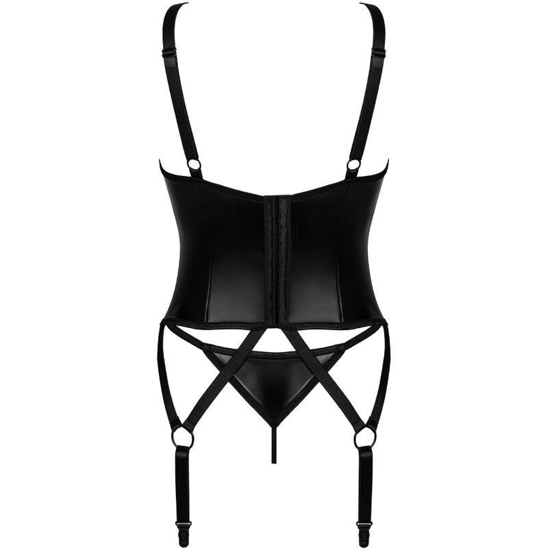 Corset si Chilot, Obsessive - Armares, Jartiere Ajustabile, M/L Negru