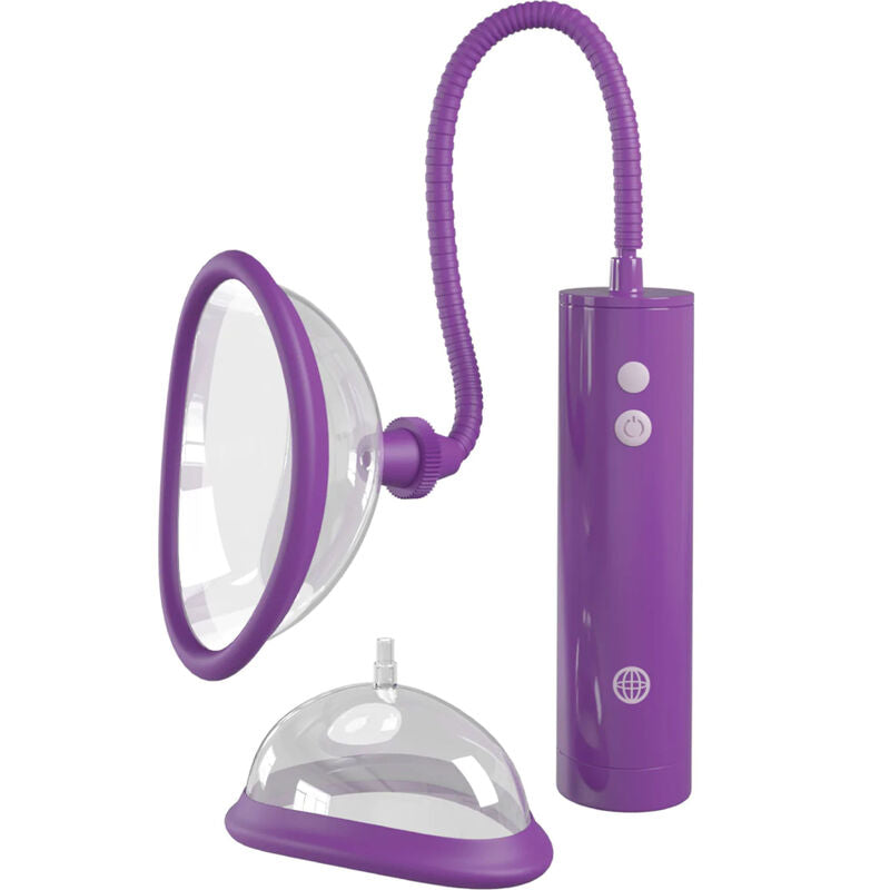Kit Pompa de Suctiune Clitoris, Pipedream - Fantasy For Her, Reincarcabila USB, Marime S/L