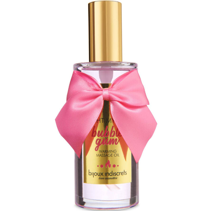 Ulei de Masaj, Bijoux Indiscrets - Light My Fire, Efect de Incalzire, Aroma Guma de Mestecat 100 ML