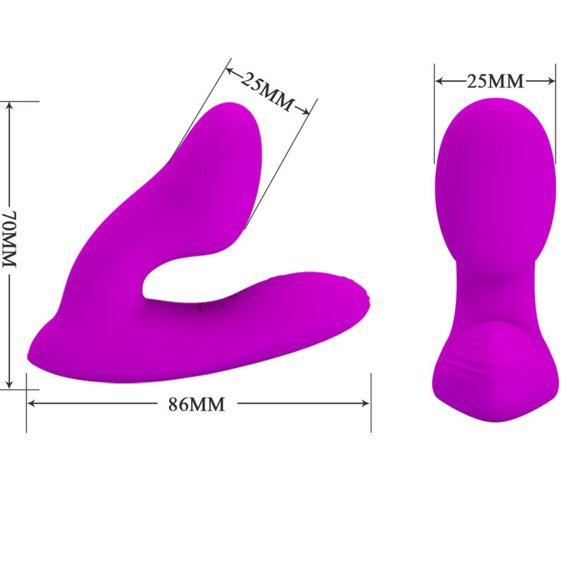 Vibrator Clitoris, Pretty Love - Melvin, cu Telecomanda Wireless