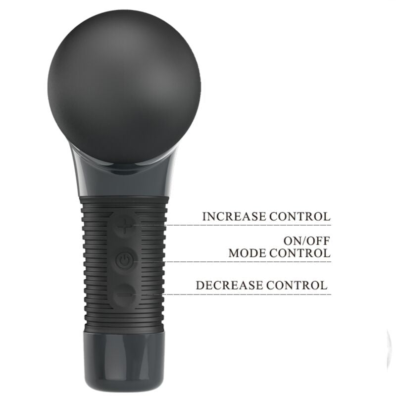 Aparat de Masaj, Pretty Love, Reincarcabil USB 7 Functii 5 Viteze, Gri Inchis