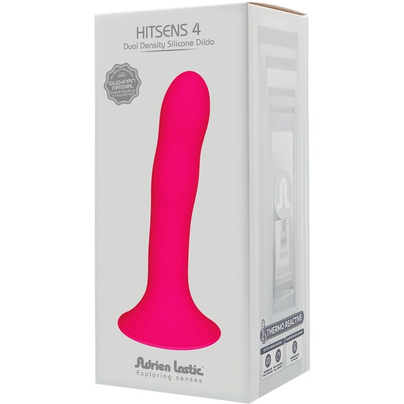Dildo, Adrien Lastic - Hitsens 4, Dubla Densitate, 17.8 CM Roz