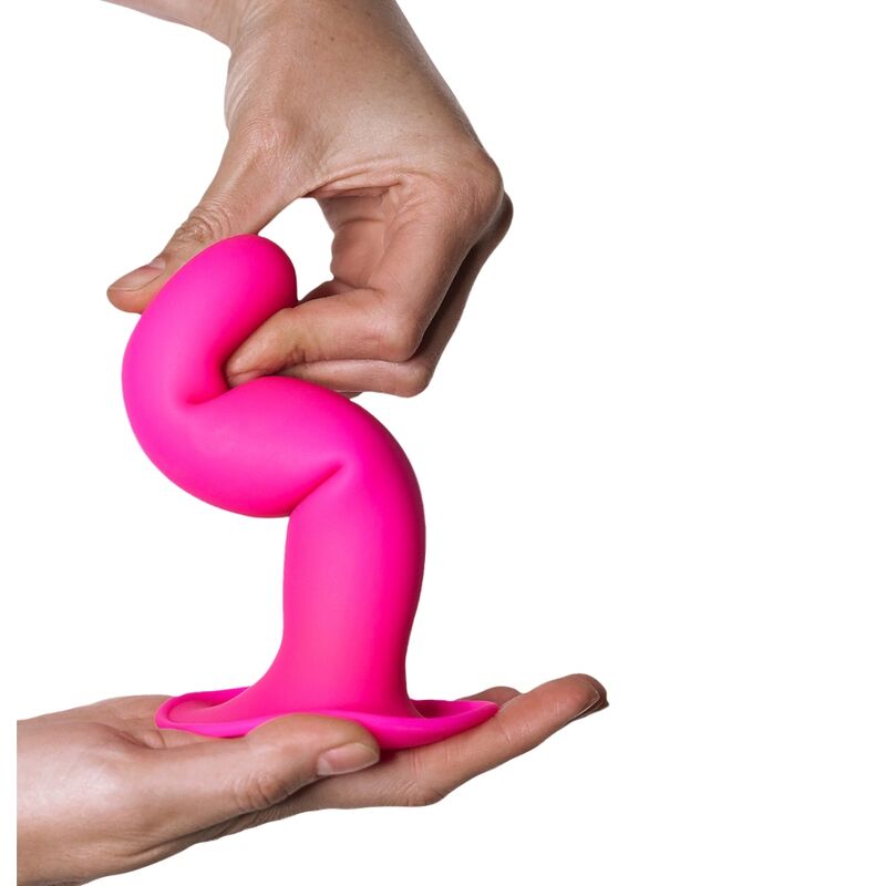 Dildo, Adrien Lastic - Hitsens 4, Dubla Densitate, 17.8 CM Roz