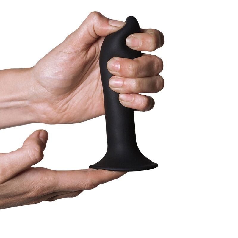 Dildo, Adrien Lastic - Hitsens 5, Silicon Termo-Reactiv, Negru 12.9 CM