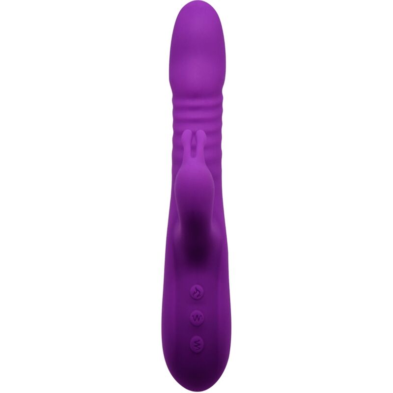 Vibrator Rabbit, Alive - RoMAX, Reincarcabil cu Incalzire si Impingere, Mov