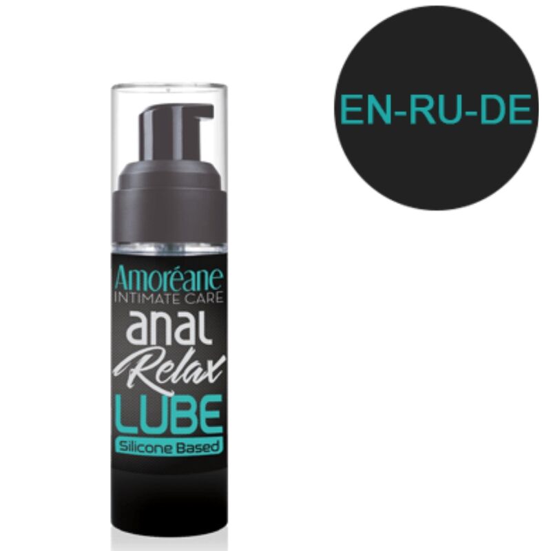 Lubrifiant Anal, Amoreane - Anal Relax, pe Baza de Silicon, 30 ML