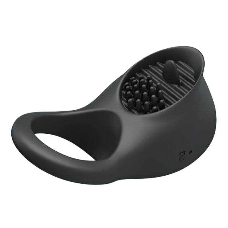 Inel Vibrator, Pretty Love, 12 Setari de Lins, Negru