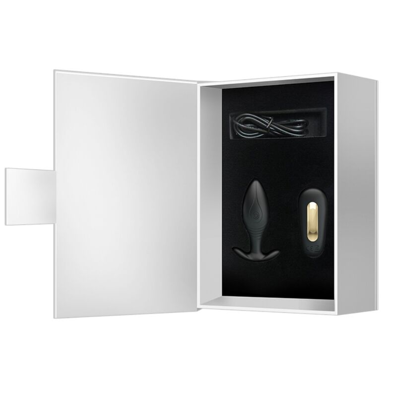 Plug Anal, Pretty Love - Regina, Vibrator Reincarcabil, Negru