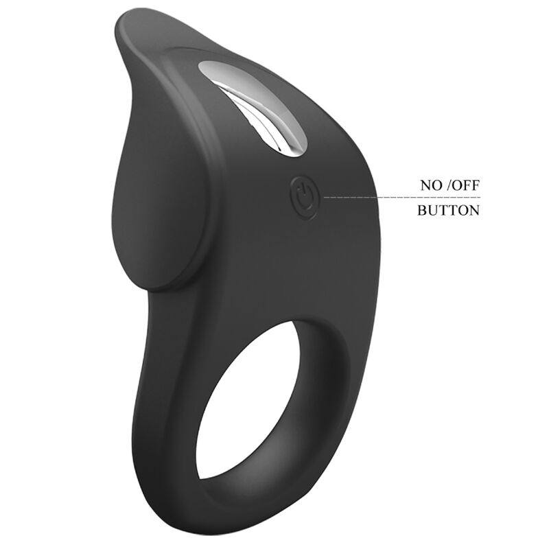 Inel Vibrator pentru Penis, Pretty Love - Susanna, 10 Functii de Vibratie, Negru