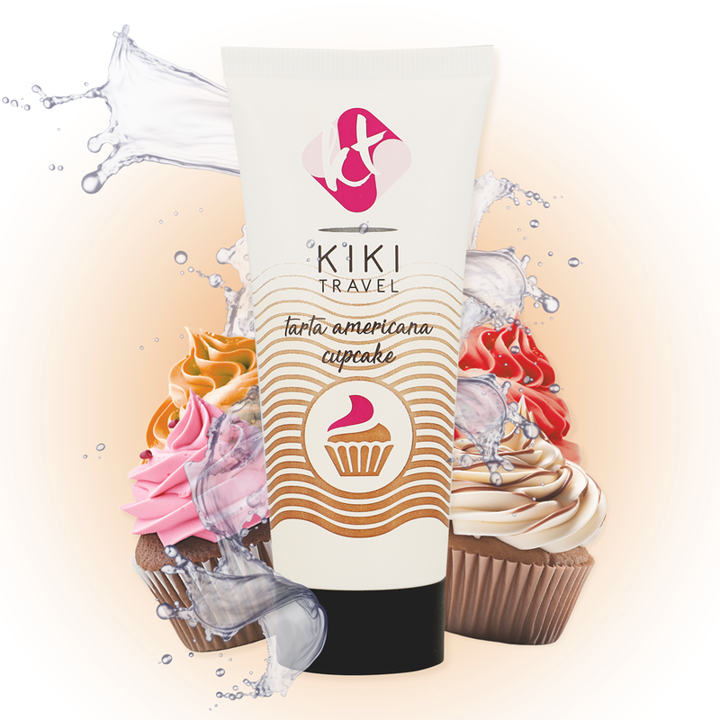 Lubrifiant, Kiki Travel - Cupcake, pe Baza de Apa, 50 ML
