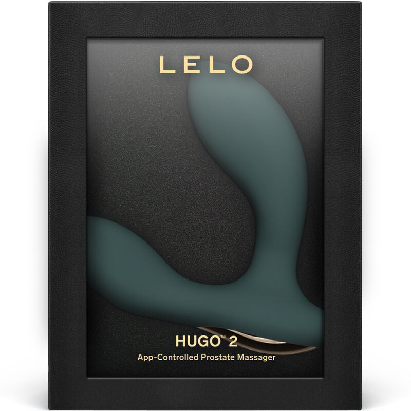 Vibrator Prostata, Lelo - Hugo 2, Compatibil cu Aplicatia Lelo, Verde/Negru