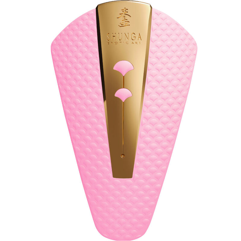 Vibrator Intim, Shunga - Obi, 10 Functii de Vibratie, Roz