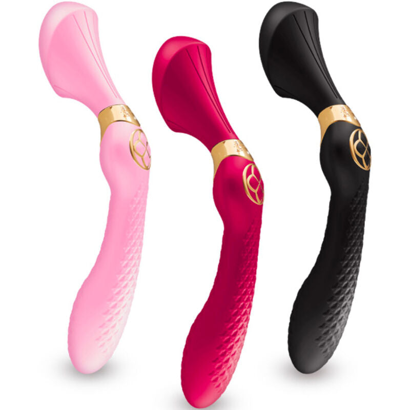 Vibrator Multifunctional, Shunga - Zoa, 10 Functii de Vibratie, Roz