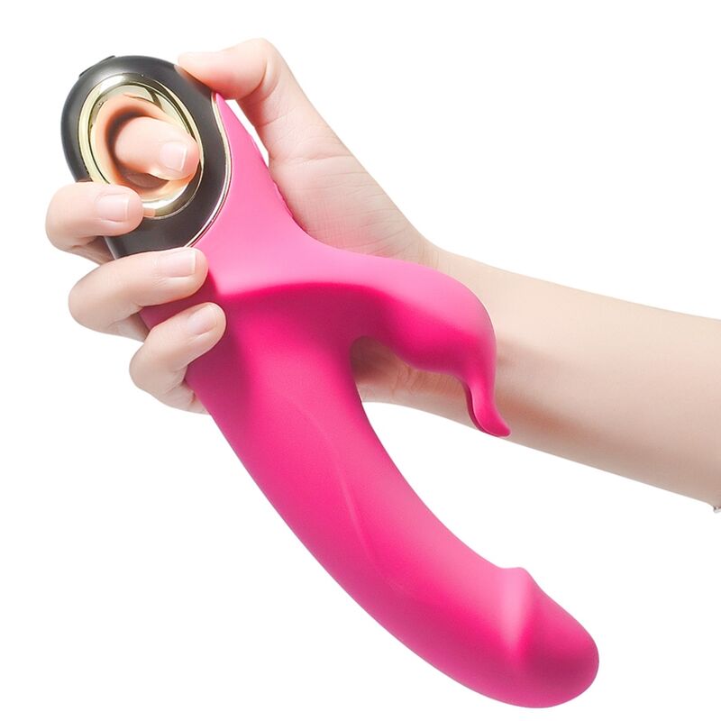 Vibrator Rabbit, Armony - Meteor, Rotativ Reincarcabil USB, Roz