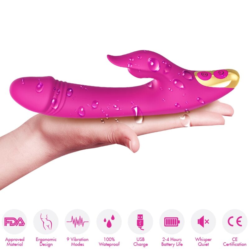 Vibrator, Armony - Amant, Suctiune Clitorisa si Stimulare Punct G, Roz