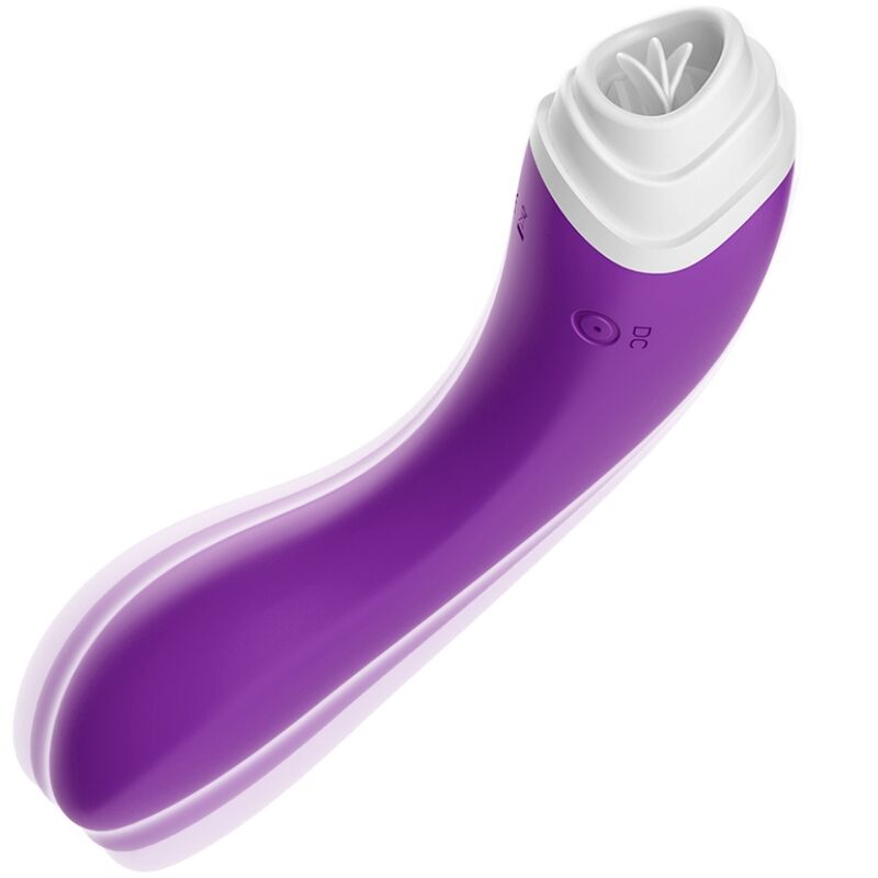 Vibrator Clitoris, Armony - Fairyland, Suctiune si Vibratie 9 Moduri, Mov