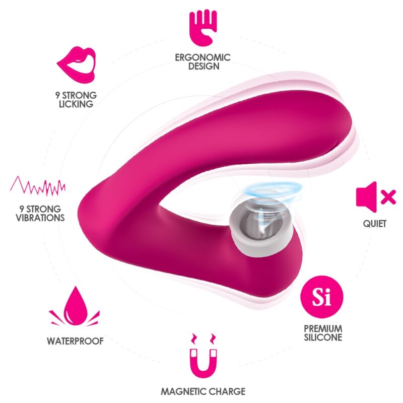 Vibrator, Armony - Secretkiss, Aspiratie Clitorisa si Vibratii, Roz