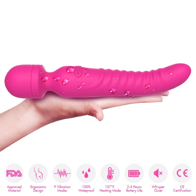 Vibrator de Masaj, Armony - Mission, Efect de Incalzire, Roz