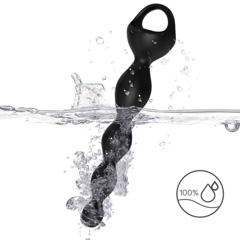 Plug Anal Vibrator Deget, Armony, 9 Moduri de Vibratie, Negru