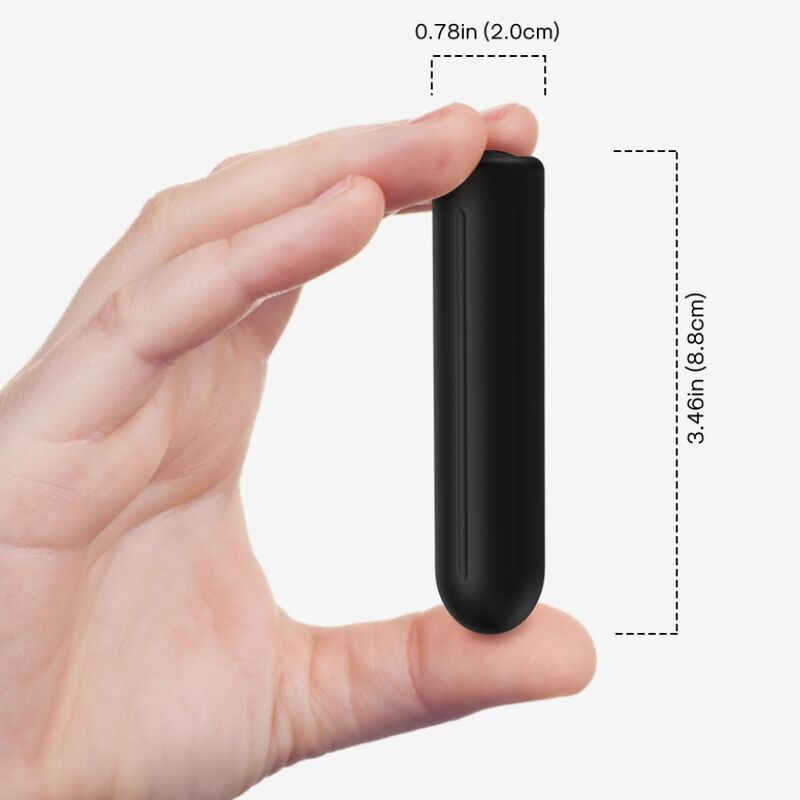 Vibrator Bullet, Armony - Warhead, Reincarcabil USB, Negru 2 CM x 8.8 CM