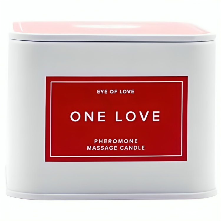 Lumanare de Masaj, Eye Of Love - One Love, cu Feromoni, pentru Femei 150 ML