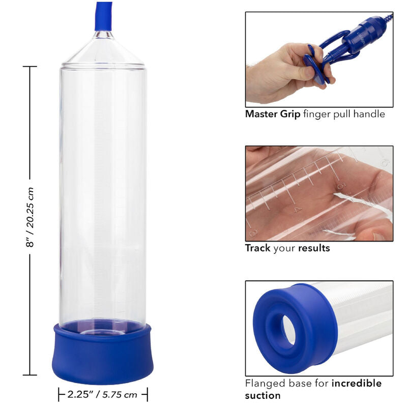 Pompa Marire Penis, CalExotics - Admiral Sta-Hard, Maner Master Grip, 20.25 x 5.75 CM