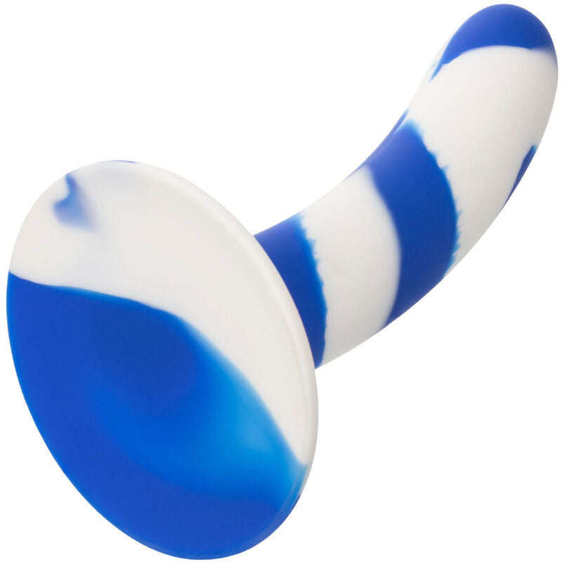 Dildo, CalExotics - Admiral Swirl, Spiralat si Flexibil, 14 CM x 3.25 CM