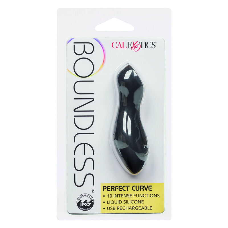 Vibrator, CalExotics - Boundless Perfect Curve, Silicon Lichid Impermeabil IPX7, 9.5 CM x 3.25 CM